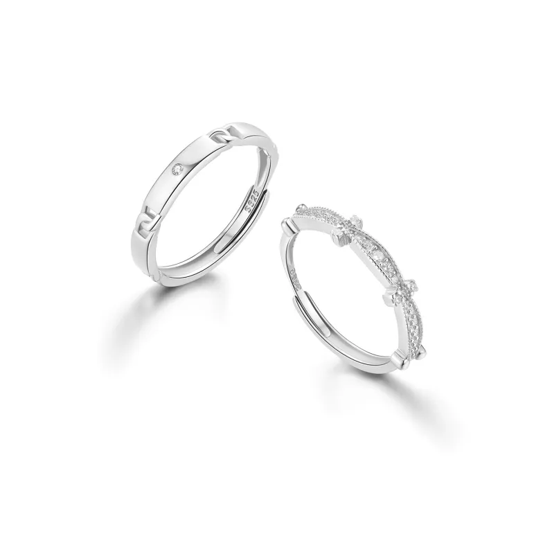 Clect S925 Silver Rings Unisex Silver-1
