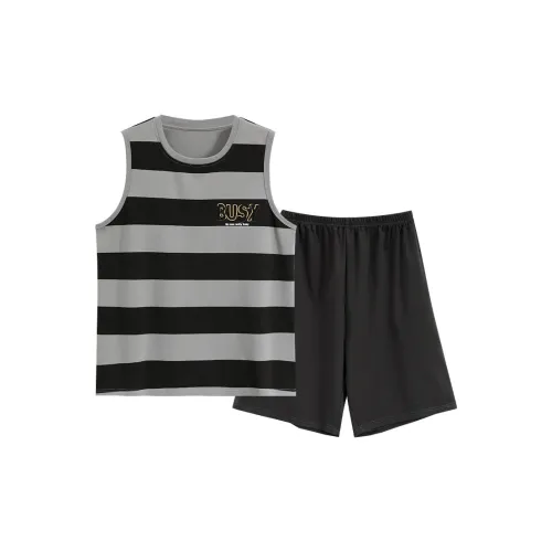 Nodos Shield Pajama Set Men's Black Gray