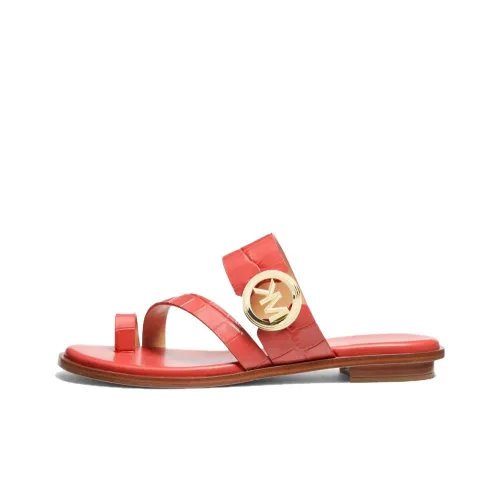 Michael Kors Vera Leather Slide Sandals
