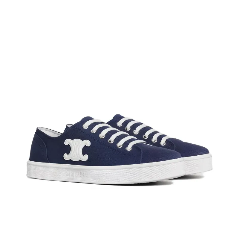 CELINE Low Top Skateboard Shoes Women's Blue-2