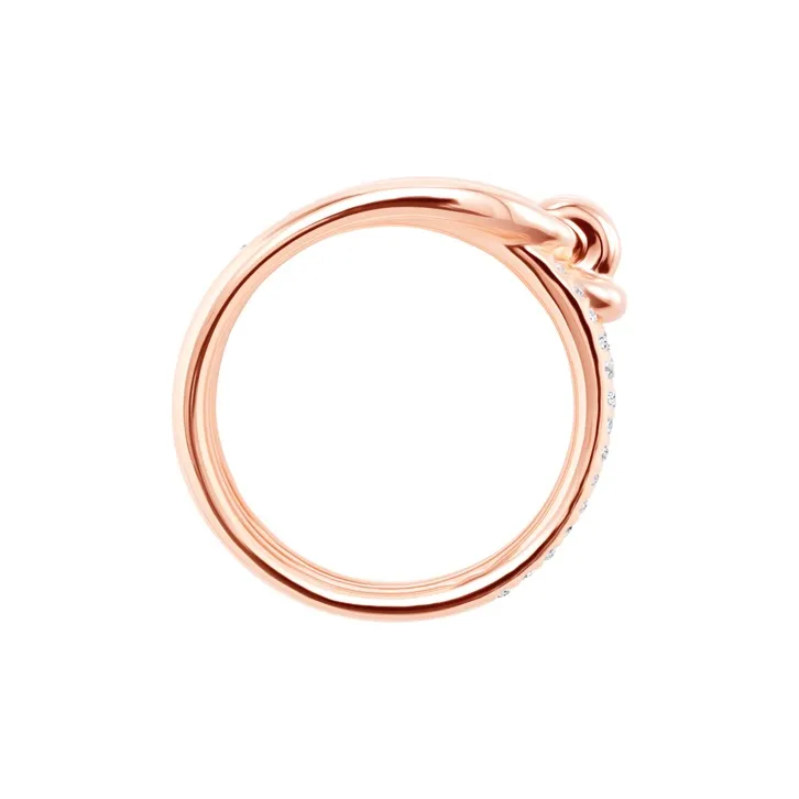 Swarovski Lifelong 18K Rose Gold Rings Women's Rose Gold-2