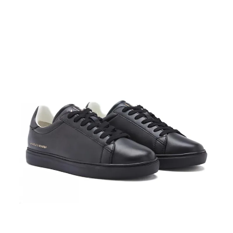 ARMANI EXCHANGEAE Low Top Skateboard Shoes Men's Black-2