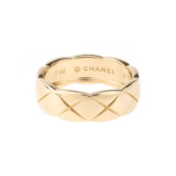 CHANEL CoCo Crush Yellow 18K Gold Rings Men's Gold