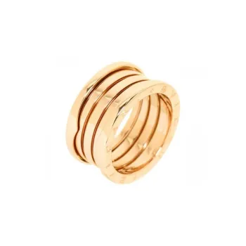 BVLGARI B.Zero1 Series 18K Rose Gold Rings Unisex