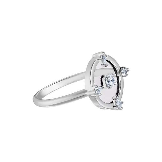 Swarovski North Rings Women's White-2