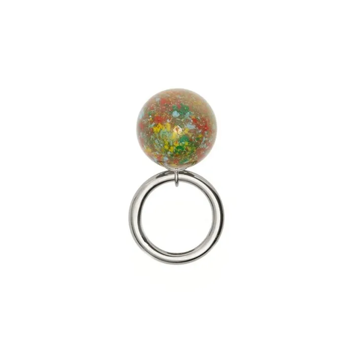 Burberry Rings Women's Silver/Multicolor-0