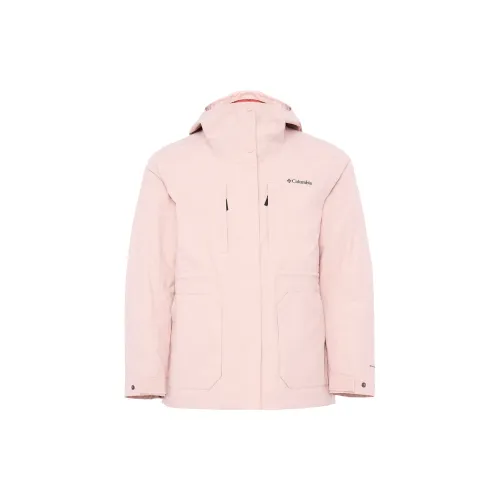 Columbia Windbreaker Jackets Women's Pink