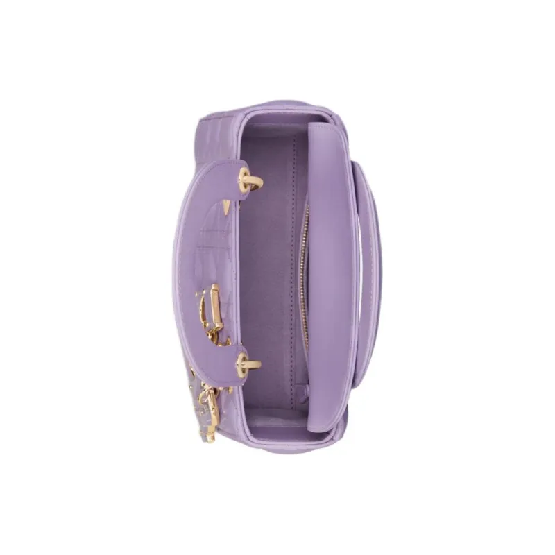 DIOR Lady Dior Sheepskin Dior Bag Shoulder Bag Crossbody Bag Handbag Small Size Women's Light Purple-4