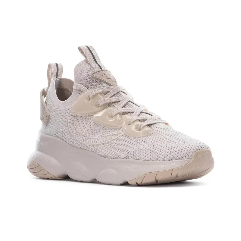 Champion CLOUT TECH 2 Cushioning Wear Resistant Mid Top Casual Shoes Men's Ecru-2