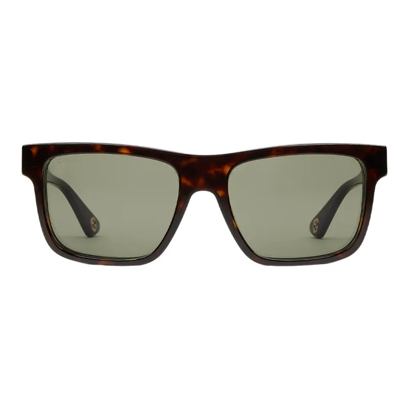 GUCCI Tortoiseshell Square frame Sunglasses-1
