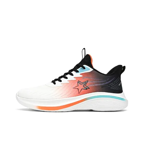 Binary Running Shoes Men Low Top Orange/Blue