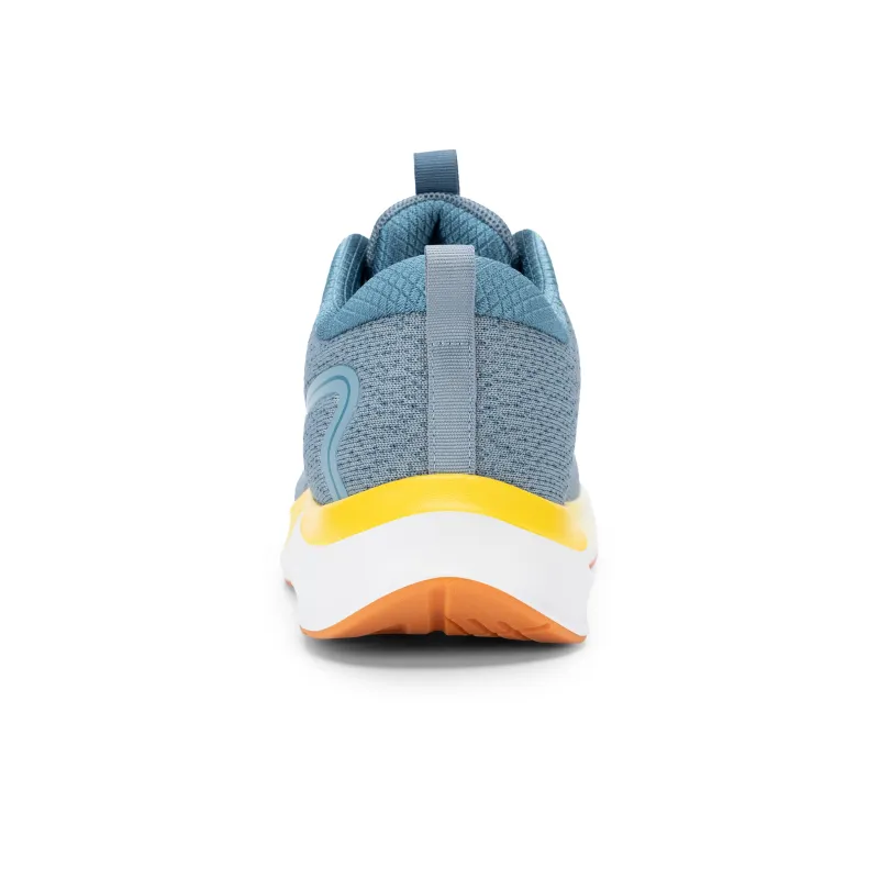 Fitville Running Shoes Men Low Top Dusty Gray, Iceberg Blue-3