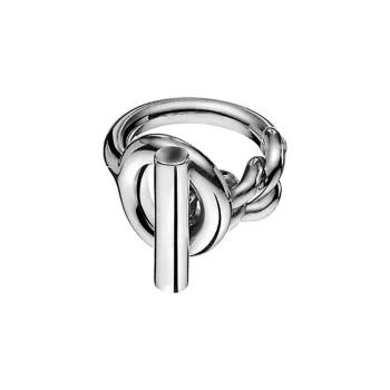 HERMES 925 Sterling Silver Rings Women's