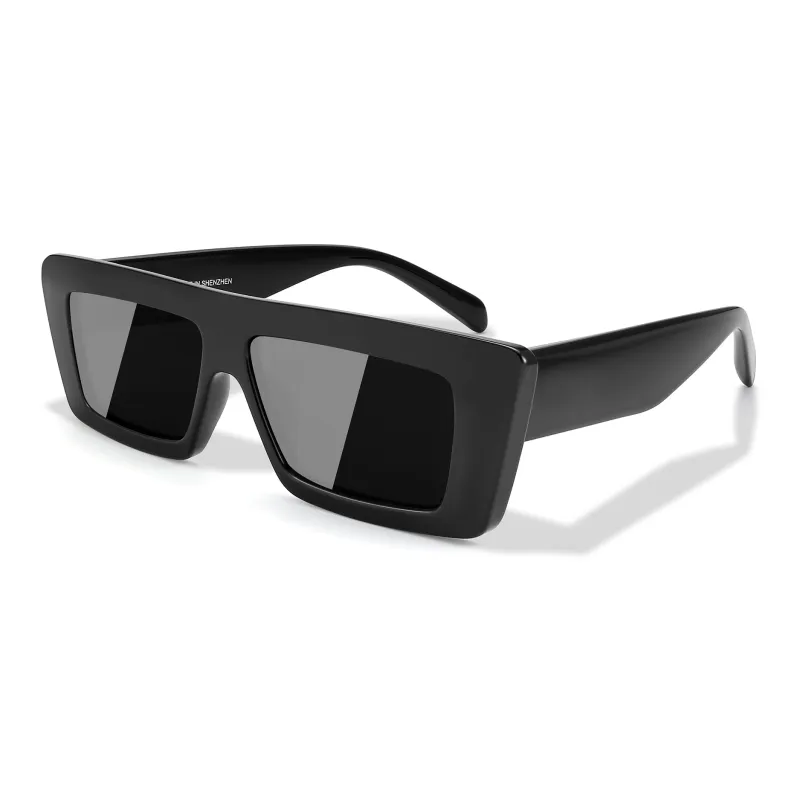 SUYAN TR/Memory Plastic Square Sunglasses Unisex-0