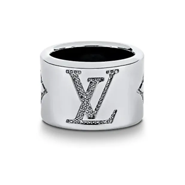 LOUIS VUITTON Monogram Rings Unisex-0