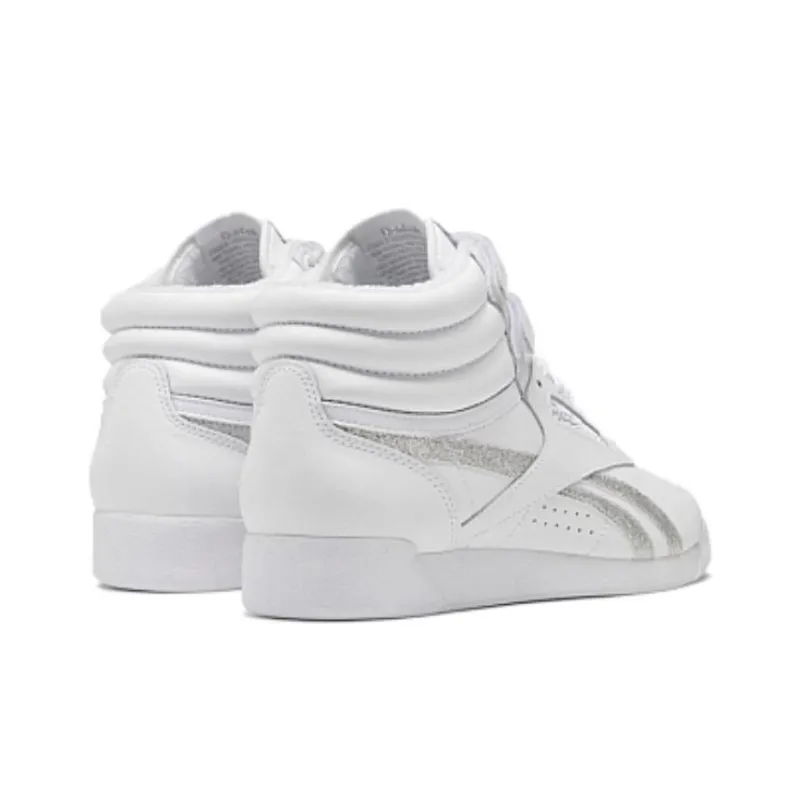 Reebok Women's Freestyle High 'White Glitter' Women's-3