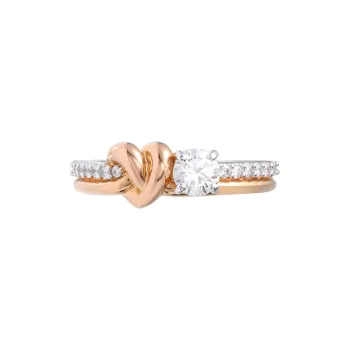 Swarovski Alloy Rings Women's White