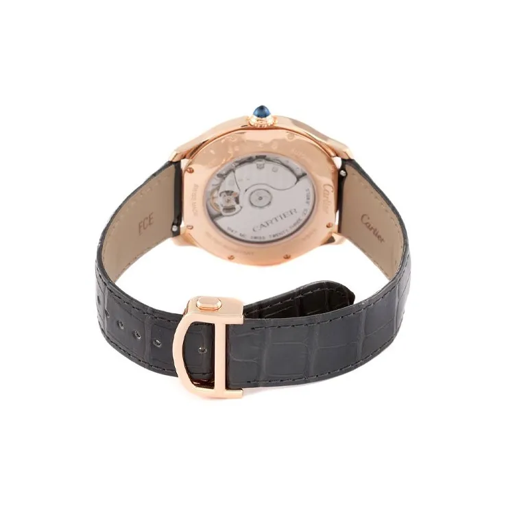 CARTIER RONDE DE Automatic Mechanical Movement Unisex Watch 40mm Gray Dial-3