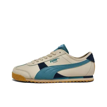 PUMA Roma Snowdrifts Granola Snowdrifts Slip Resistant Low Top Casual Shoes Men's Yellow Blue