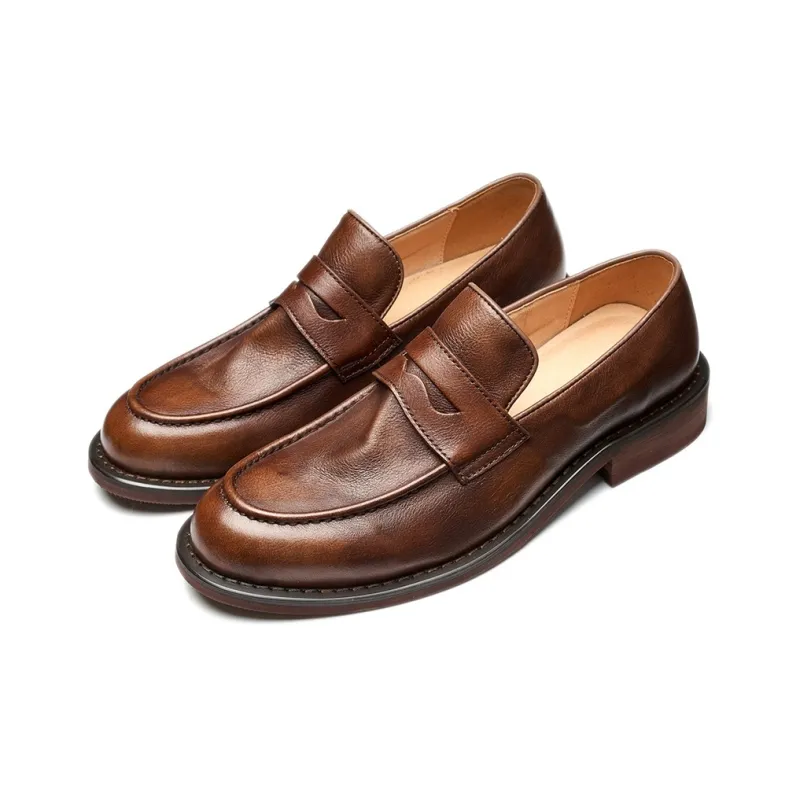 MANSA Loafers Men Black/Coffee-7