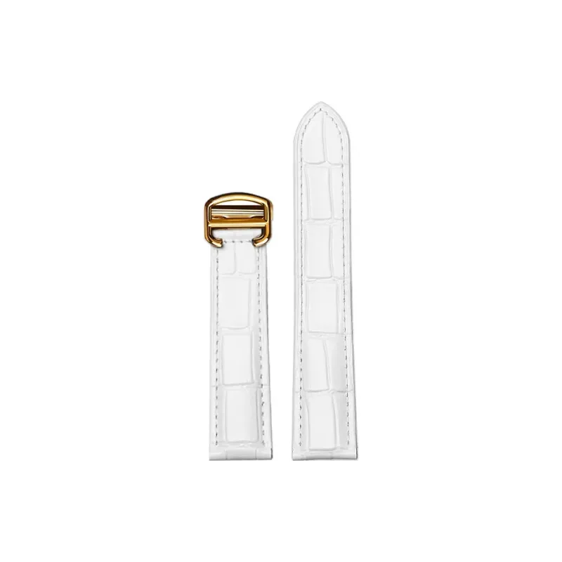 WOALMORN Cartier Compatibility Watch Band Cowhide Leather Material-16