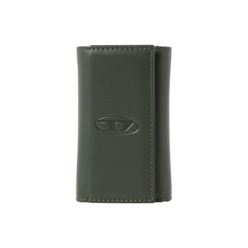 DIESEL Cow Leather Key Pouch Small Size Men's Jasper