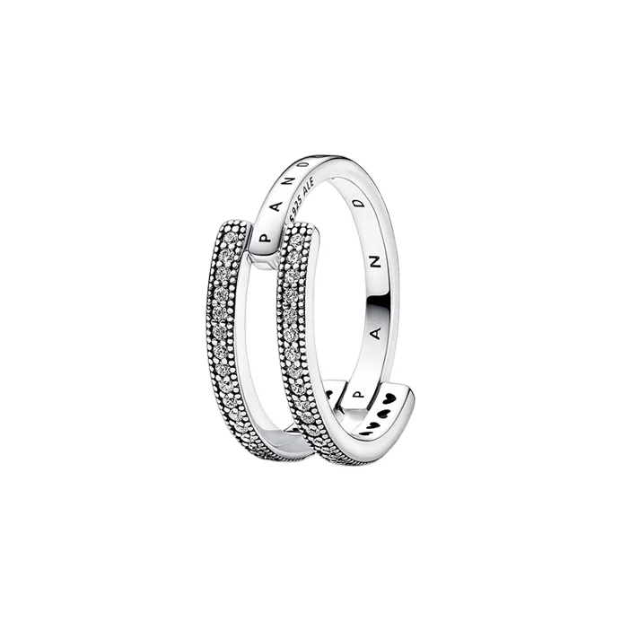 Pandora 925 Sterling Silver Rings Women's Silver-0