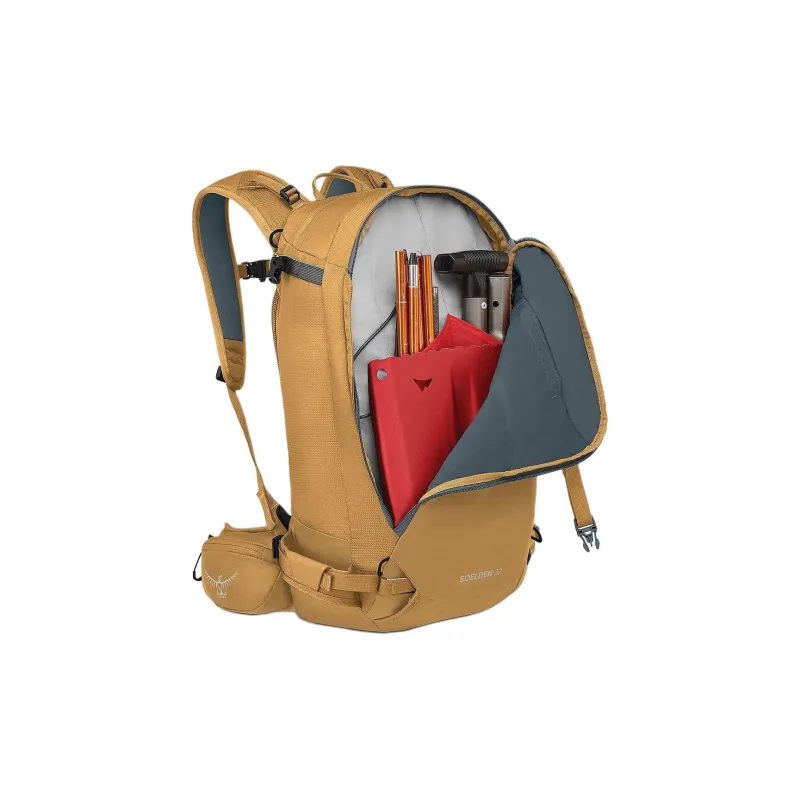 OSPREY Nylon Outdoor Hiking Bag Backpack Regular Unisex Yellow-5