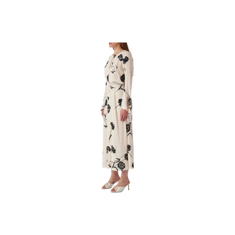 Twinset Floral-print Crepe Maxi Dress-2