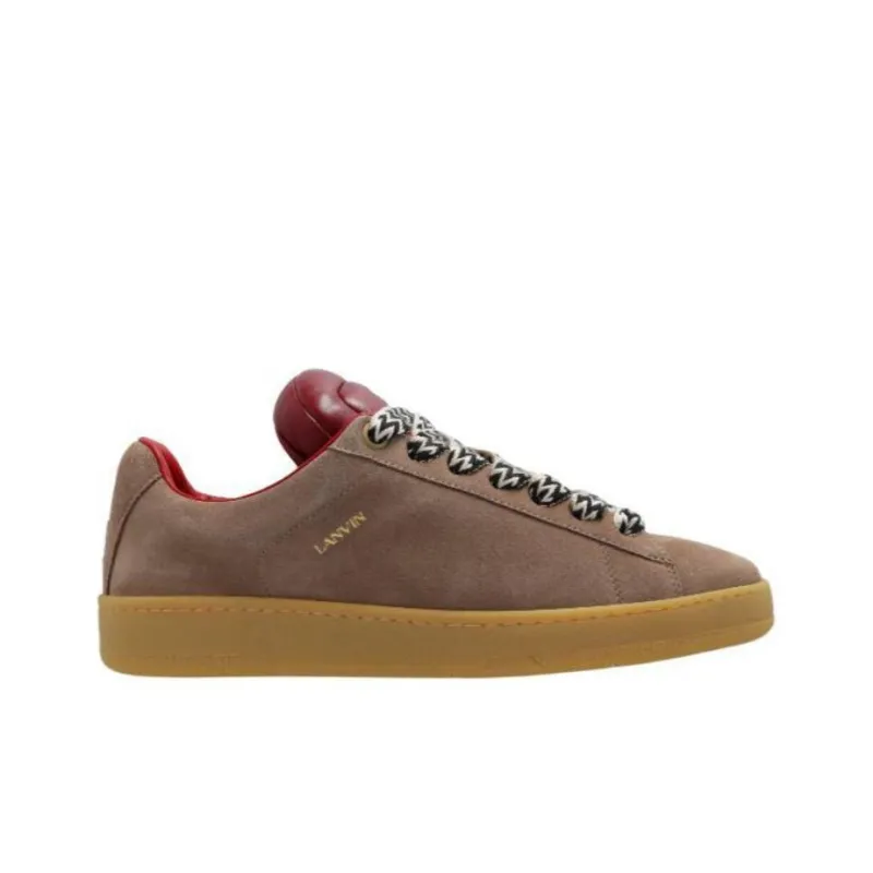 Lanvin X Future Hyper Curb Suede Sneakers-1