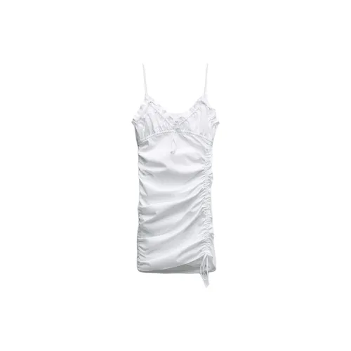 ZARA Slip Dresses Women's White