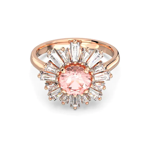Swarovski Sunshine Rings Women's Gold-0