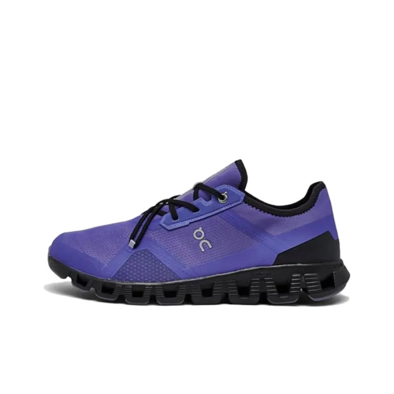 On Cloud X 3 Anti Slip Wear Resistant Low Top Running Shoes Men's Purple-0