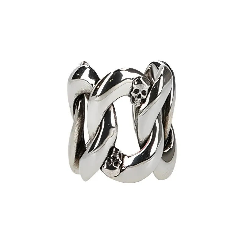 Alexander McQueen Rings Women's Silver-0