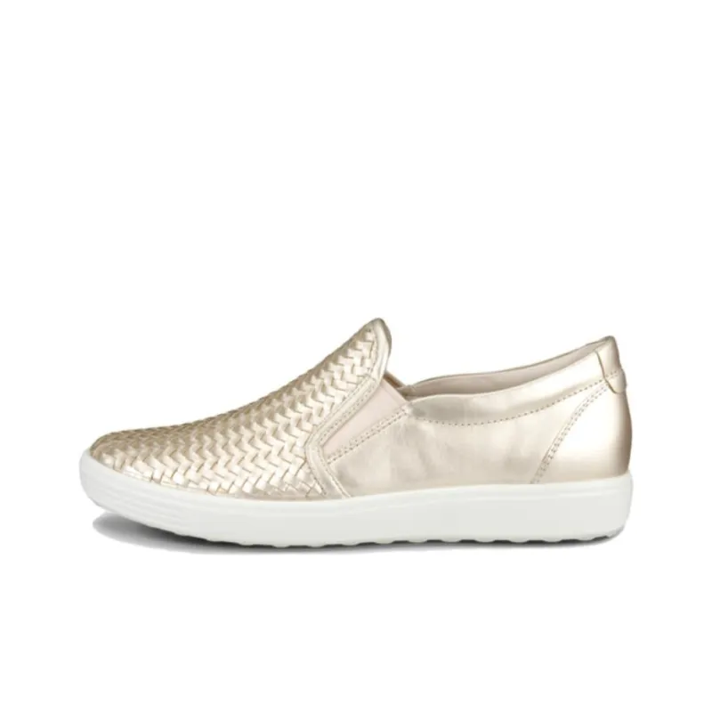 Ecco Casual Single Shoes Women's White Gold-0