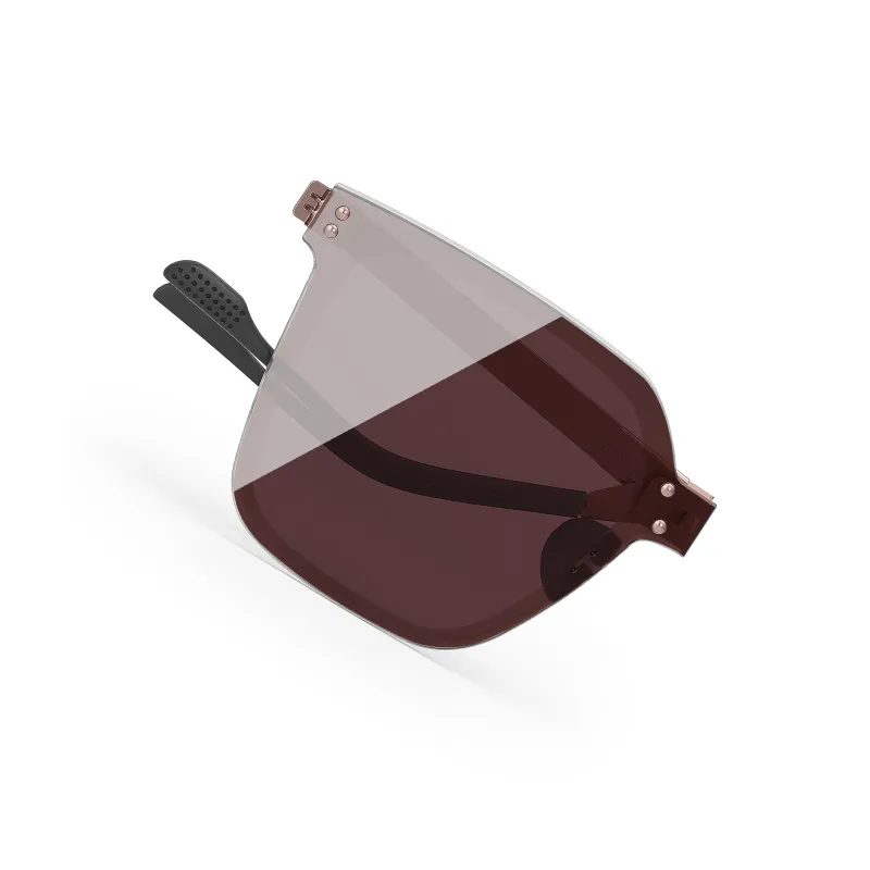 PULAIS Square Sunglasses Unisex Black-12