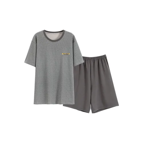 Nodos Shield Pajama Set Men's Silver Gray