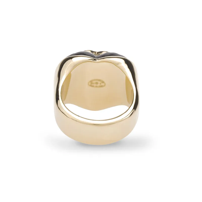 CHANEL Rings Women's Black-3