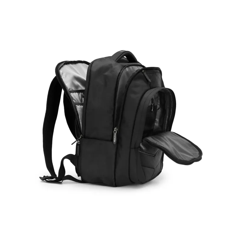 Traveler's Choice Fabric Commute Backpack Unisex Deep Sea Blue/Subtle Grey/Starry Black-4