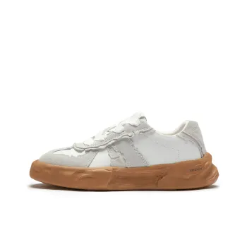 Soilios Anti Slip And Wear Resistant Lightweight Low Top Skateboard Shoes Unisex Toothpowder