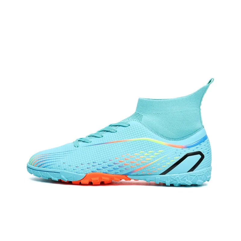 GERTOP Cushioning Anti-Slip Wear-Resistant Breathable Balance Lightweight Soccer Shoes Unisex-31