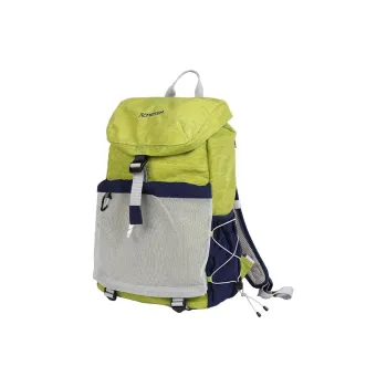 ACMEITEM Polyamide Backpack Regular Unisex Yellow Green/Dark Blue/Army Green