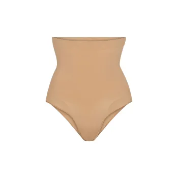 SKIMS SEAMLESS SCULPT HIGH-WAISTED BRIEF Underpants Women's 1 Pack OCHRE/Ochre