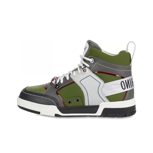 MOSCHINO Colour-block High-top Sneakers