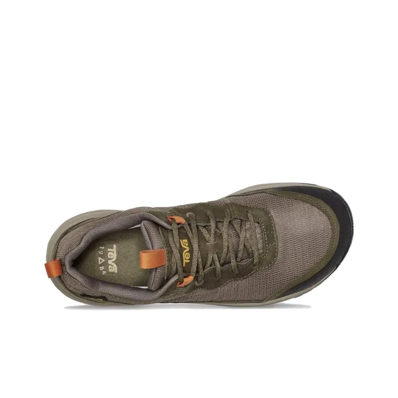 Teva Ridgeview Hiking Abrasion Resistant Breathable Low Top Mountaineering Hiking Shoes Men's Brown Green-4