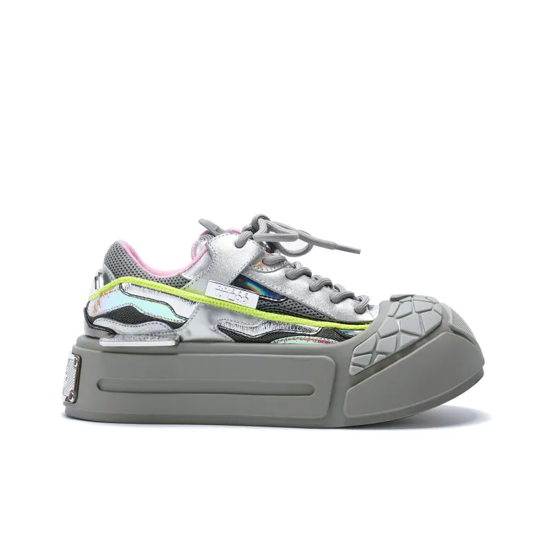 VINYVIOLA Slip Resistant Cushioning Wear Resistant Height Increasing Low Top Skateboard Shoes Women's-13