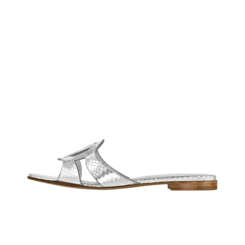 LOUIS VUITTON Isola Slide Slippers Women's Silver