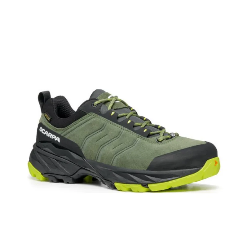 SCARPA Rush Trail Gtx Wmn Cushioned Wear-Resistant Slip-Resistant Low-Top Outdoor Shoes Women's Black Green-2