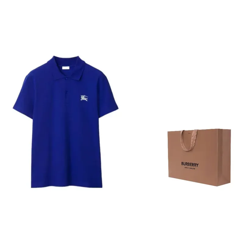 Burberry Equestrian Knight Cotton Polo Shirt-2