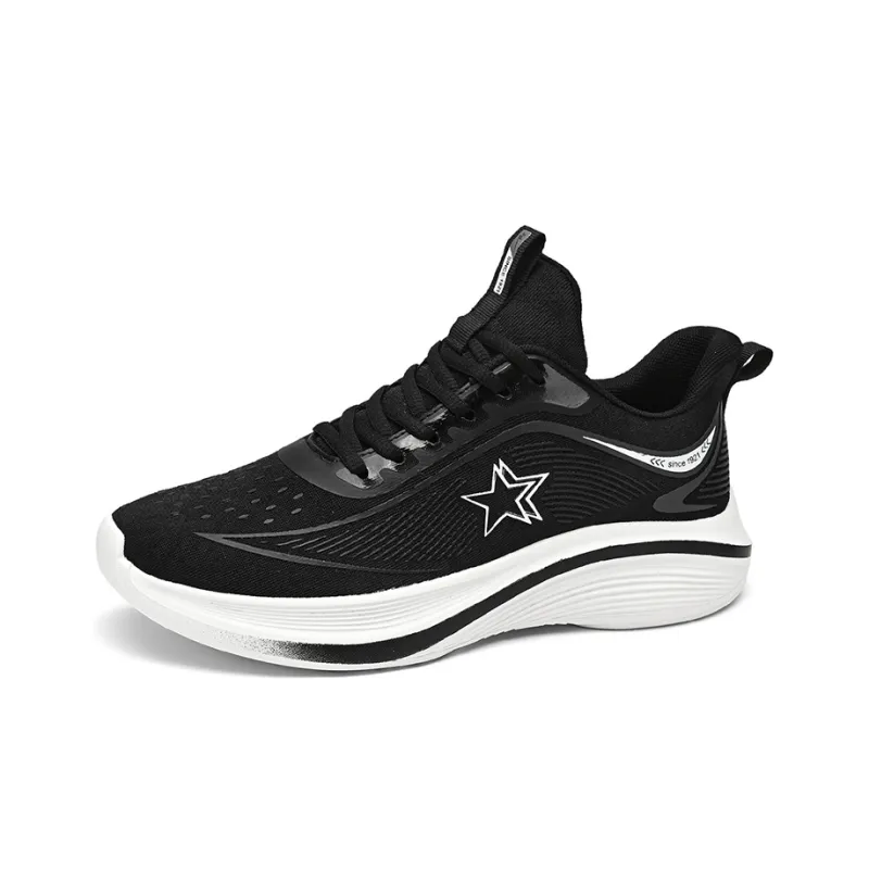 Binary Low Top Running Shoes Men's Black-1